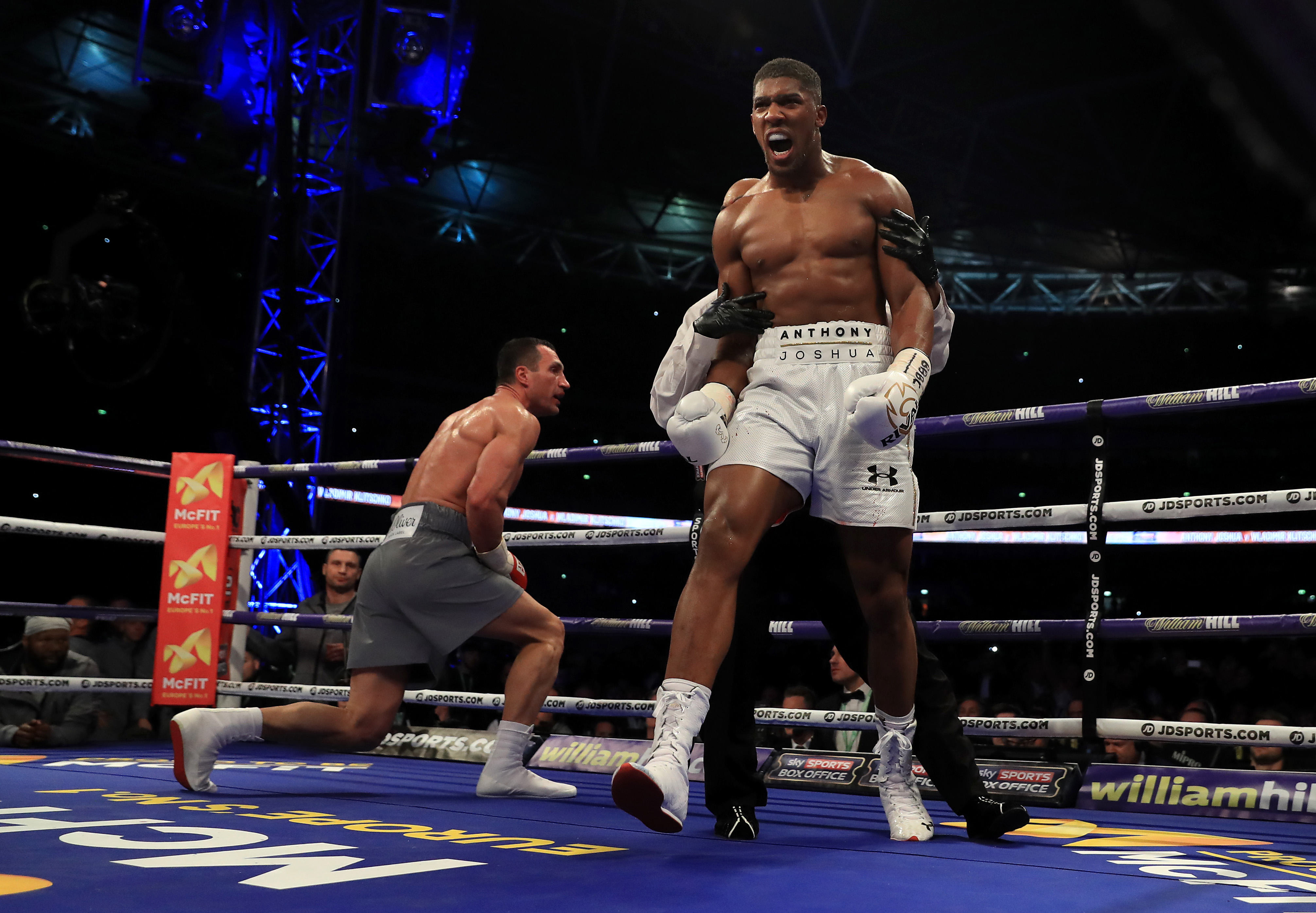 boxing sport hospitality anthony joshua