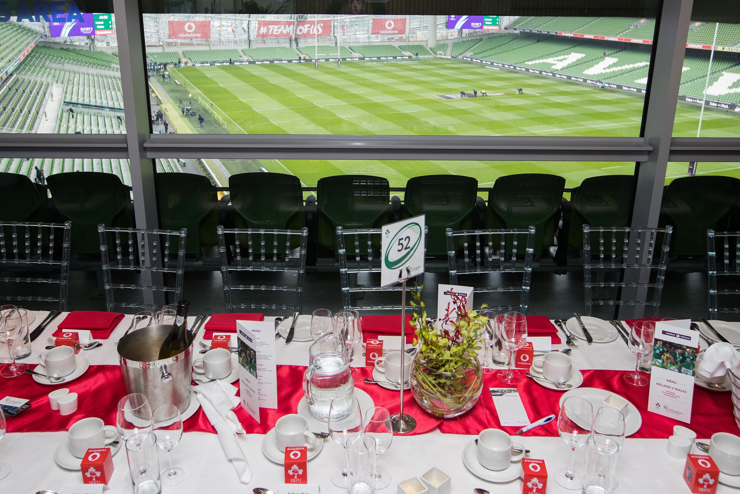 Ireland Six Nations Rugby 2020 Gala Hospitality